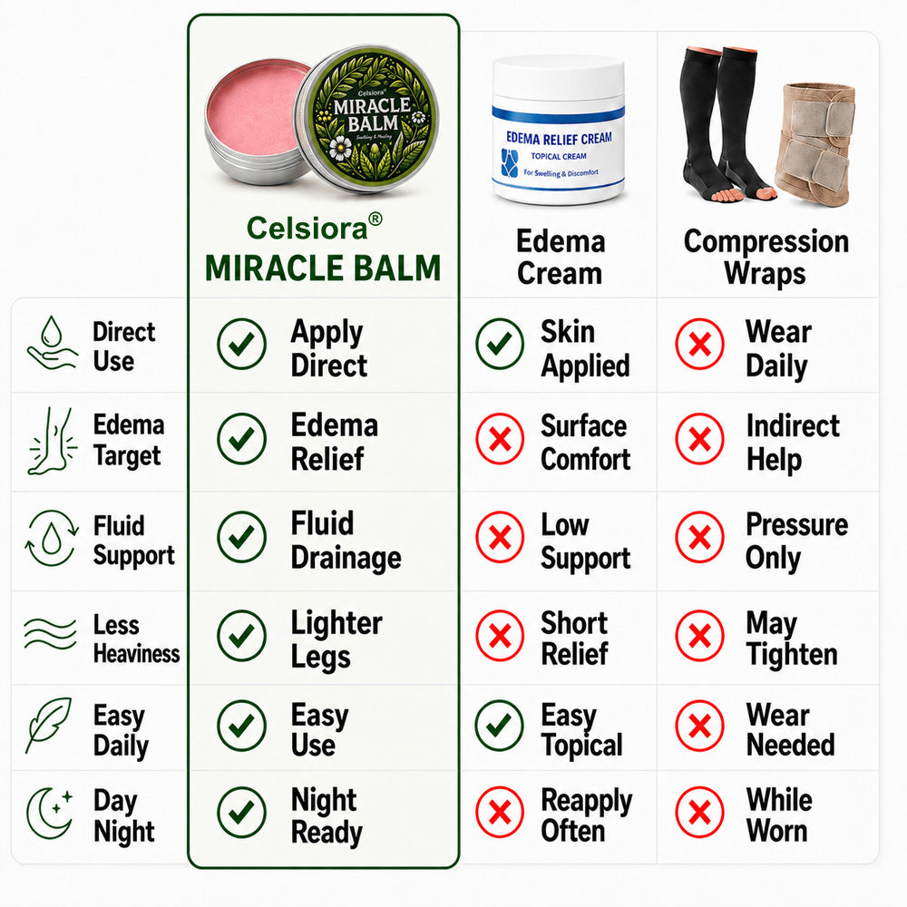 Celsiora® Miracle Balm — Botanical Leg Relief for Tired, Heavy Legs & Daily Comfort