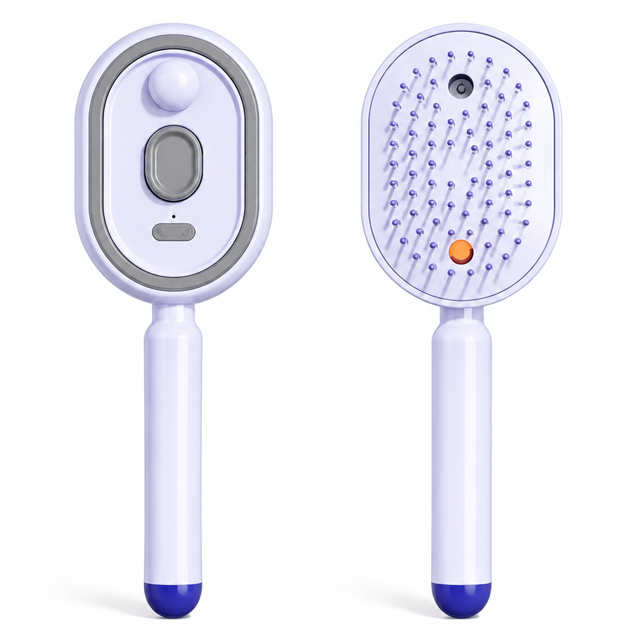 π Electric Spray Scalp Massage Brush with Mist & Red Light