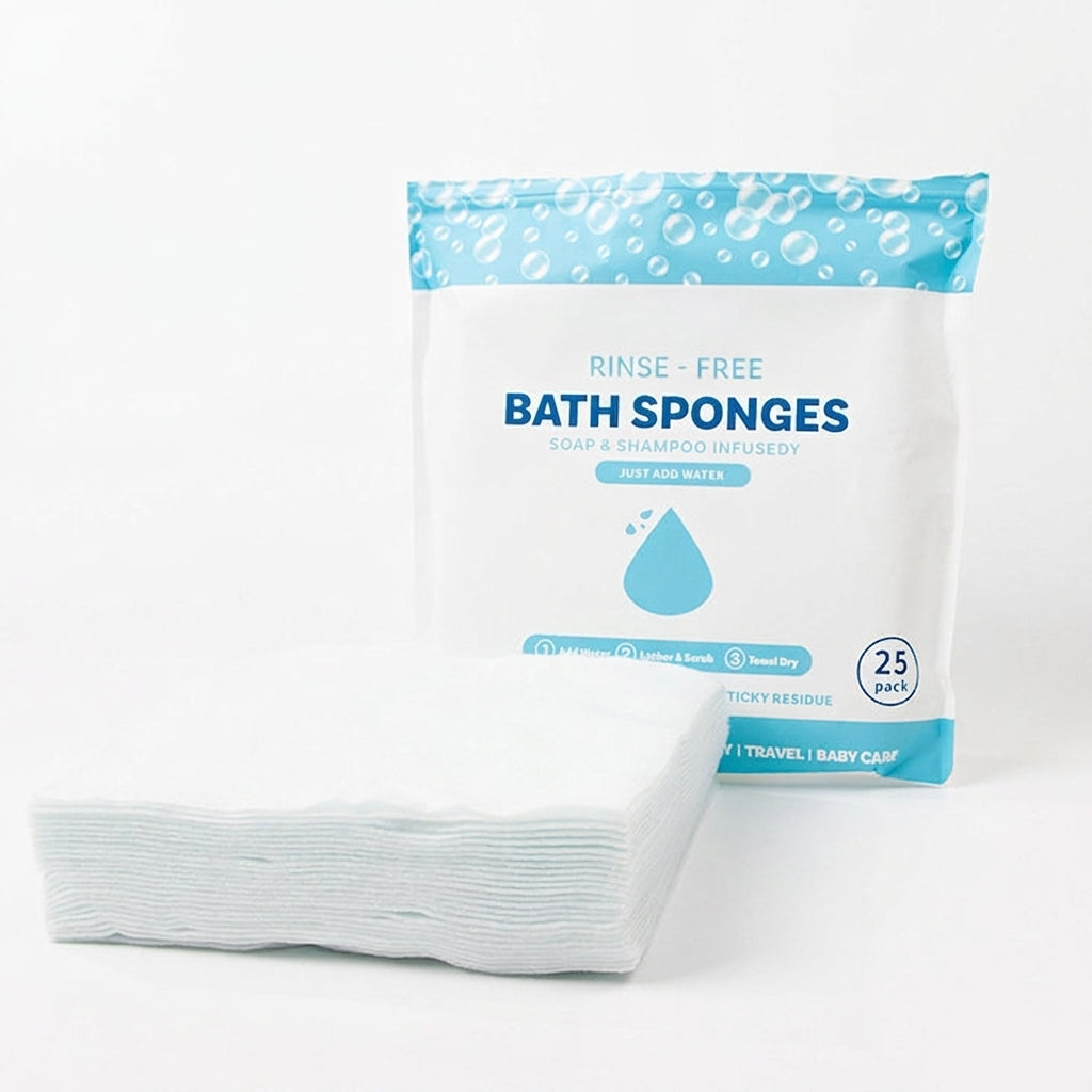 🧼🫧Loftpromo® Rinse-Free Bathing Wipes — Perfect for Elderly Care, Post-Surgery Recovery, Camping, Gym & Travel