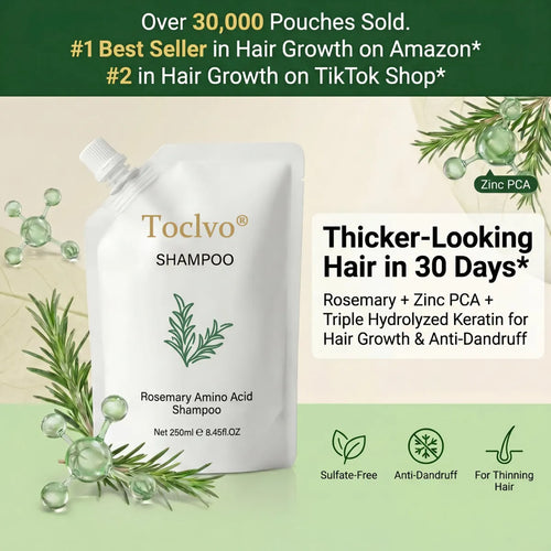 Toclvo® Rosemary&Anti-Hair Fall HairLoss Treatment Shampoo