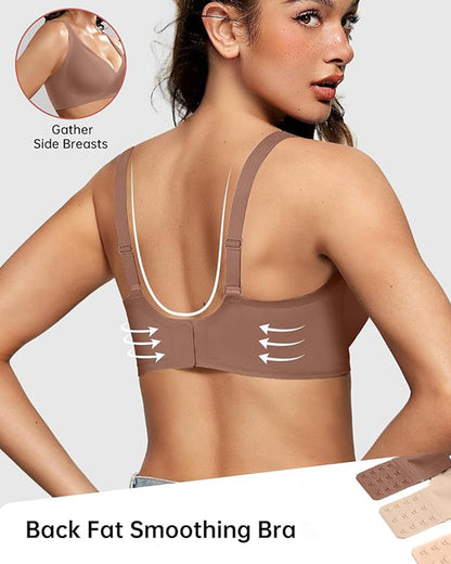 up🌸Loftpromo® Seamless Deep V Push-Up Wireless Bra
