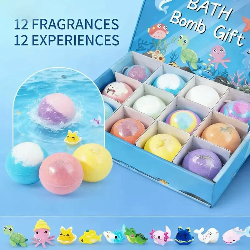 🛁Loftpromo® Bath Bomb Gift Set for Kids – Turn Every Bath Into a Magic Adventure🎁