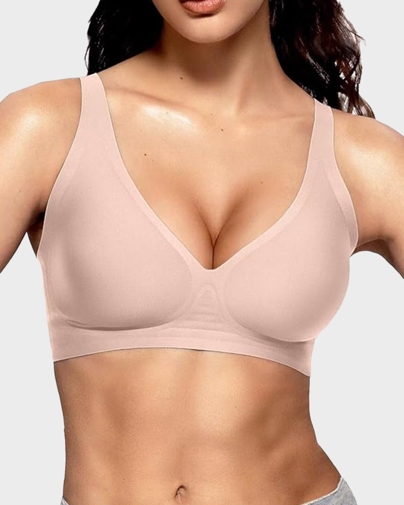up🌸Loftpromo® Seamless Deep V Push-Up Wireless Bra