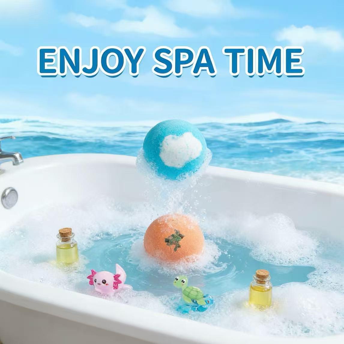 🛁Loftpromo® Bath Bomb Gift Set for Kids – Turn Every Bath Into a Magic Adventure🎁