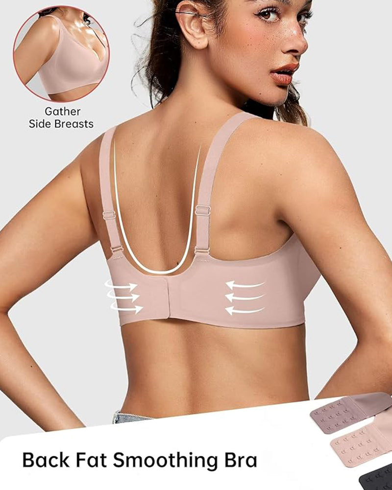 up🌸Loftpromo® Seamless Deep V Push-Up Wireless Bra