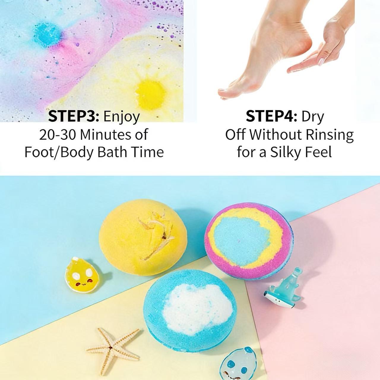 🛁Loftpromo® Bath Bomb Gift Set for Kids – Turn Every Bath Into a Magic Adventure🎁