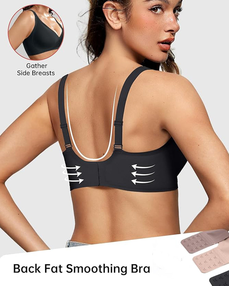 up🌸Loftpromo® Seamless Deep V Push-Up Wireless Bra