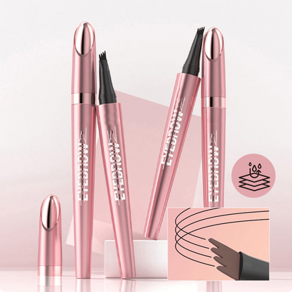 up💎👁️Four-Prong Eyebrow Pencil – Natural Microblading Effect Brows