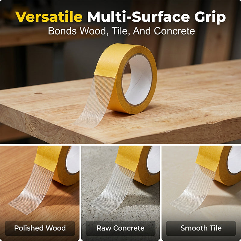 up🔥LAST DAY SALE - BUY 1 GET 1 FREE!!🏠High-Tack Double-Sided Mesh Tape