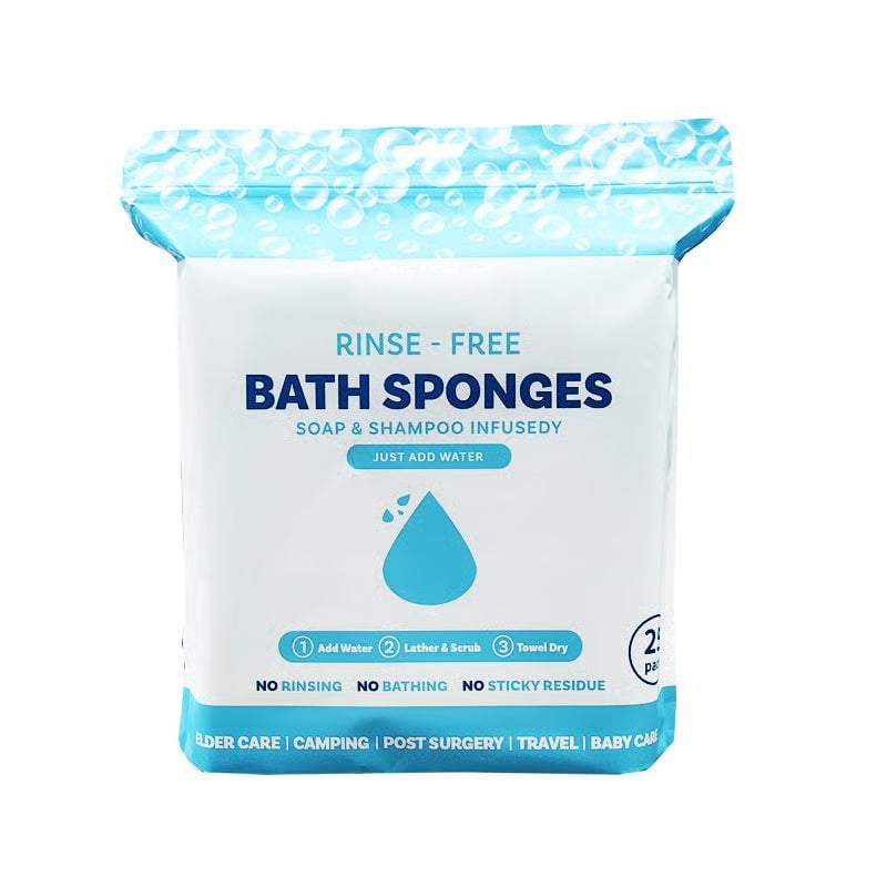 🧼🫧Loftpromo® Rinse-Free Bathing Wipes — Perfect for Elderly Care, Post-Surgery Recovery, Camping, Gym & Travel
