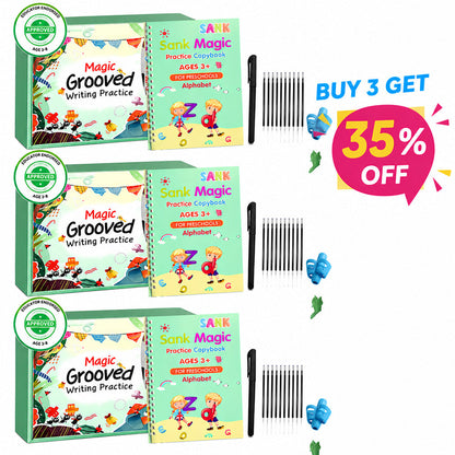 💥LAST DAY SALE 50%OFF💥📚MagicBook | Kids Practice Copybook Set (4Pcs/Set)