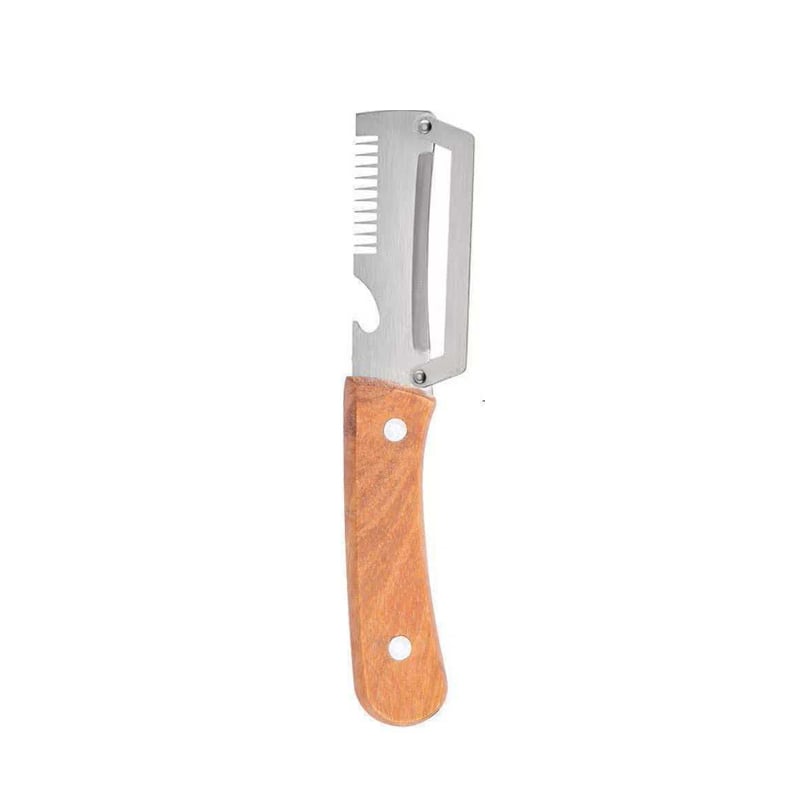 🔪Loftpromo® Multi-functional Kitchen Peeler: Scallion Shredder, Melon Parer & Bottle Opener