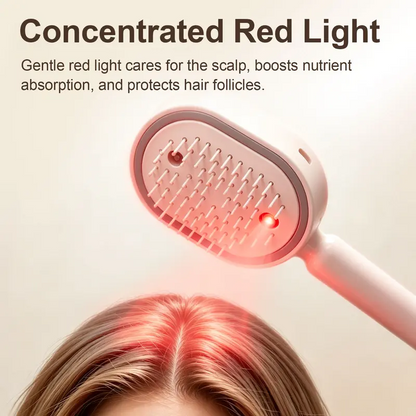 🆙 Electric Spray Scalp Massage Brush with Mist & Red Light