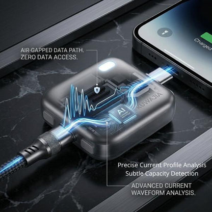 up  Smart Auto-Disconnect Type-C Charging Guard – 140W Anti-Overcharge Adapter for Safe Overnight Charging
