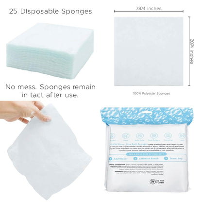 🧼🫧Loftpromo® Rinse-Free Bathing Wipes — Perfect for Elderly Care, Post-Surgery Recovery, Camping, Gym & Travel