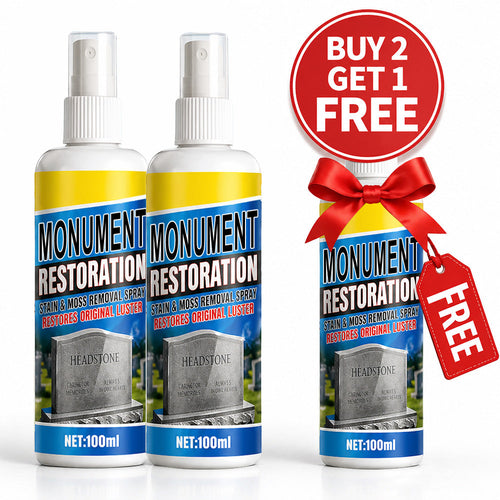 🔥Loftpromo® Fast-Acting Headstone Restoration & Cleaning Spray — Decades of Grime Gone in Minutes