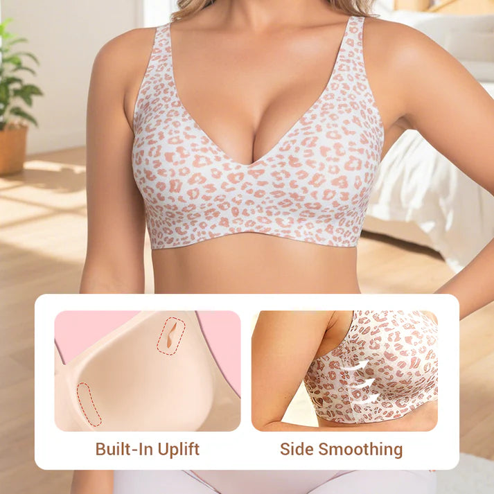 🌸Loftpromo® Seamless Deep V Push-Up Wireless Bra