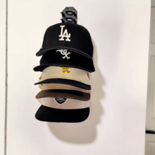 🧢 Loftpromo® 2-Pack Hat Organizer – Multilayer Wall & Door Storage Holder with Dual Mounting Options🏠