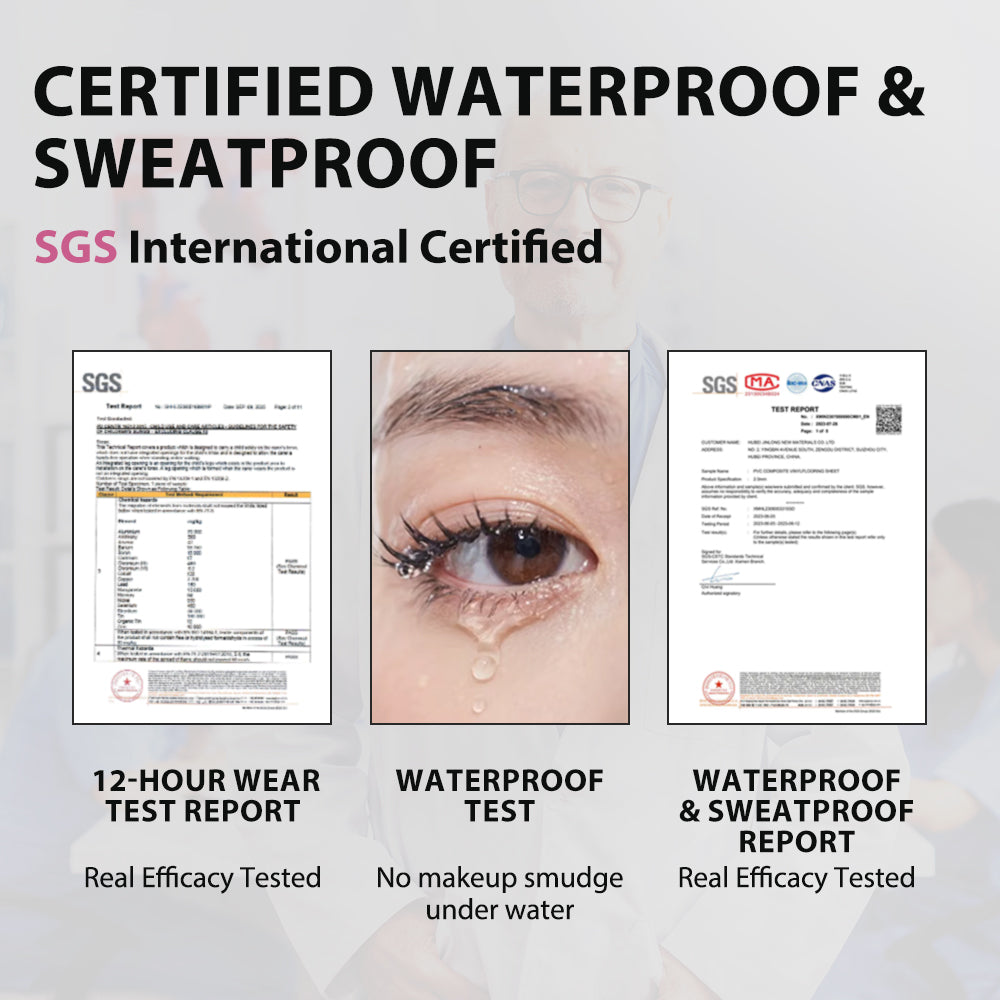up Loftpromo® 2-in-1 Dual-Ended Mascara – Waterproof, Clump-Free Volume & Length