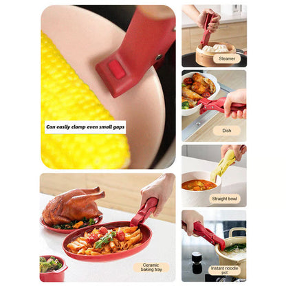 ♨️ Loftpromo® Multi-Purpose Anti-Scald Bowl Holder Clip for Kitchen ✅