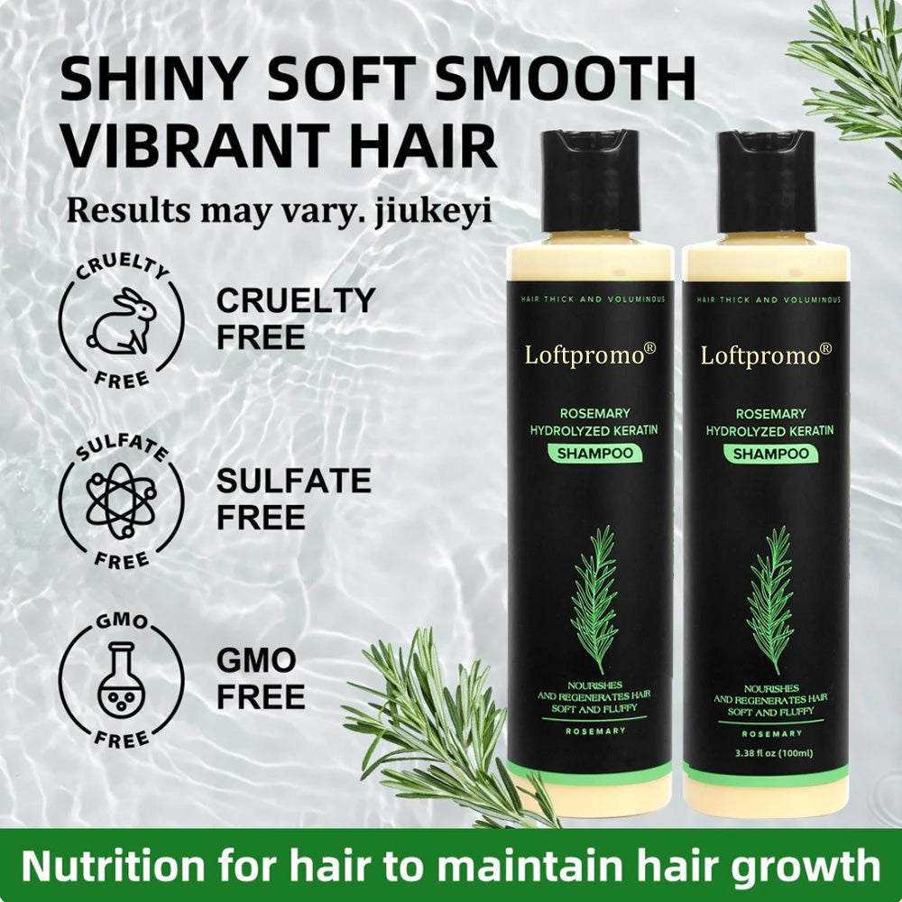 up🔥🌿Loftpromo® Organic Rosemary Hair Growth Shampoo