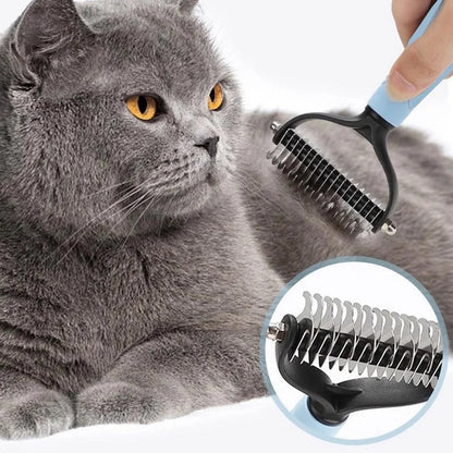 up ivopalo® Double-Sided Grooms Comb – For Dogs & Cats 🐶🐱