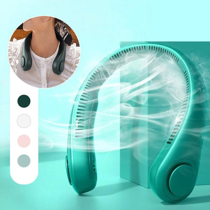 ❄️ Neck Fan — Instant Hands-Free Cooling Anywhere