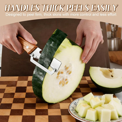 🔪Loftpromo® Multi-functional Kitchen Peeler: Scallion Shredder, Melon Parer & Bottle Opener