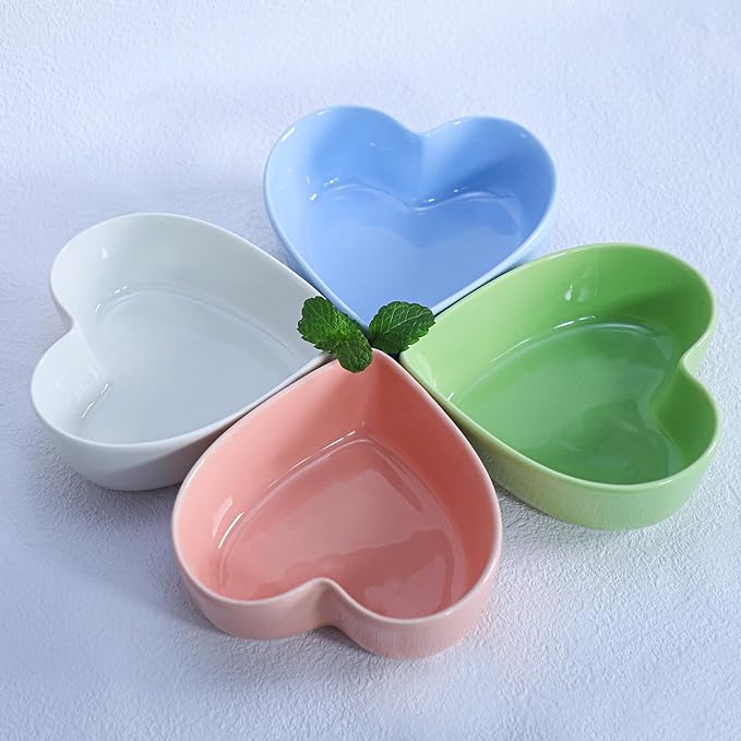 Loftpromo® 4pcs Heart-Shaped Bowls