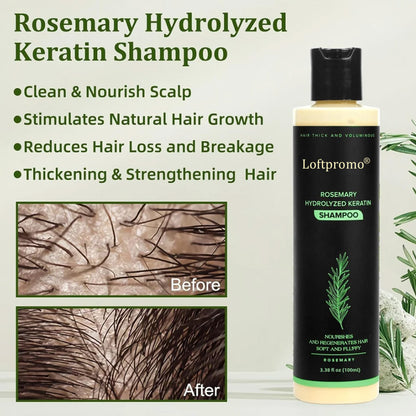 up🔥🌿Loftpromo® Organic Rosemary Hair Growth Shampoo