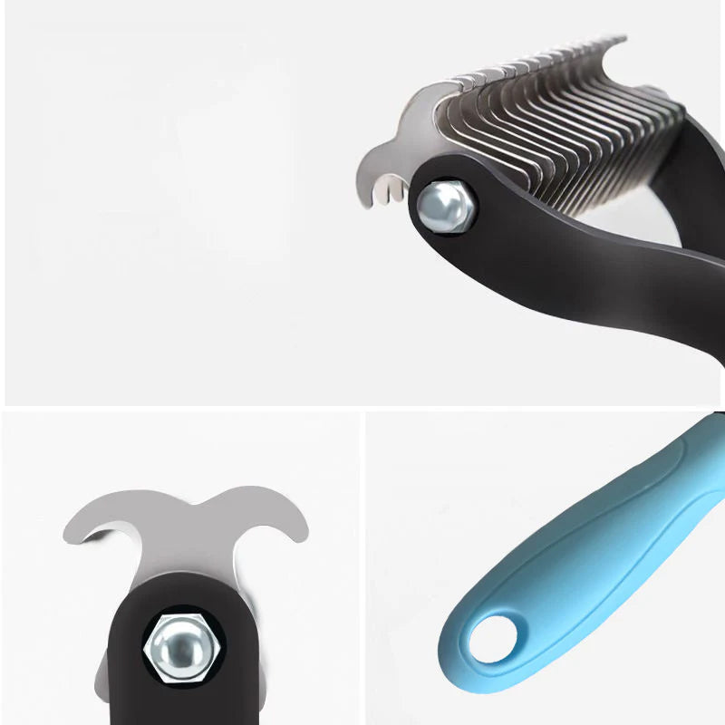 up ivopalo® Double-Sided Grooms Comb – For Dogs & Cats 🐶🐱