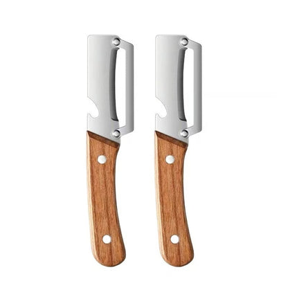 🔪Loftpromo® Multi-functional Kitchen Peeler: Scallion Shredder, Melon Parer & Bottle Opener