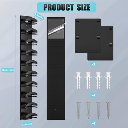 🧢 Loftpromo® 2-Pack Hat Organizer – Multilayer Wall & Door Storage Holder with Dual Mounting Options🏠