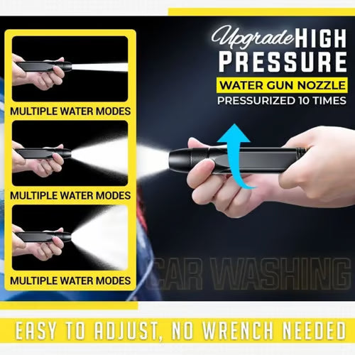 🔥LAST DAY 49% OFF - 🏠🚗Loftpromo® High Pressure Car Wash Water Gun - All-in-One Kit with Power Booster Nozzle⚡