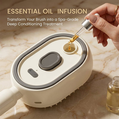 🆙 Electric Spray Scalp Massage Brush with Mist & Red Light