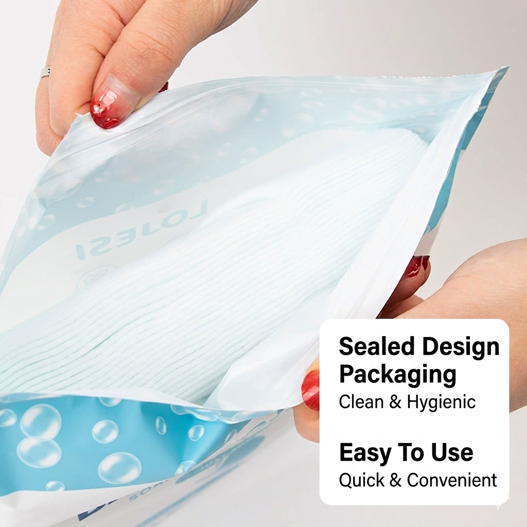 🧼🫧Loftpromo® Rinse-Free Bathing Wipes — Perfect for Elderly Care, Post-Surgery Recovery, Camping, Gym & Travel