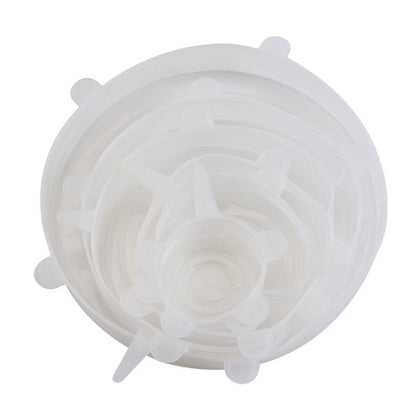 up Stop Wasting Plastic Wrap Every Day - Stretch, seal, and reuse. These silicone stretch lids help cover leftovers, half-cut fruit, bowls, cups, and jars in seconds — without fighting with messy disposable wrap.
