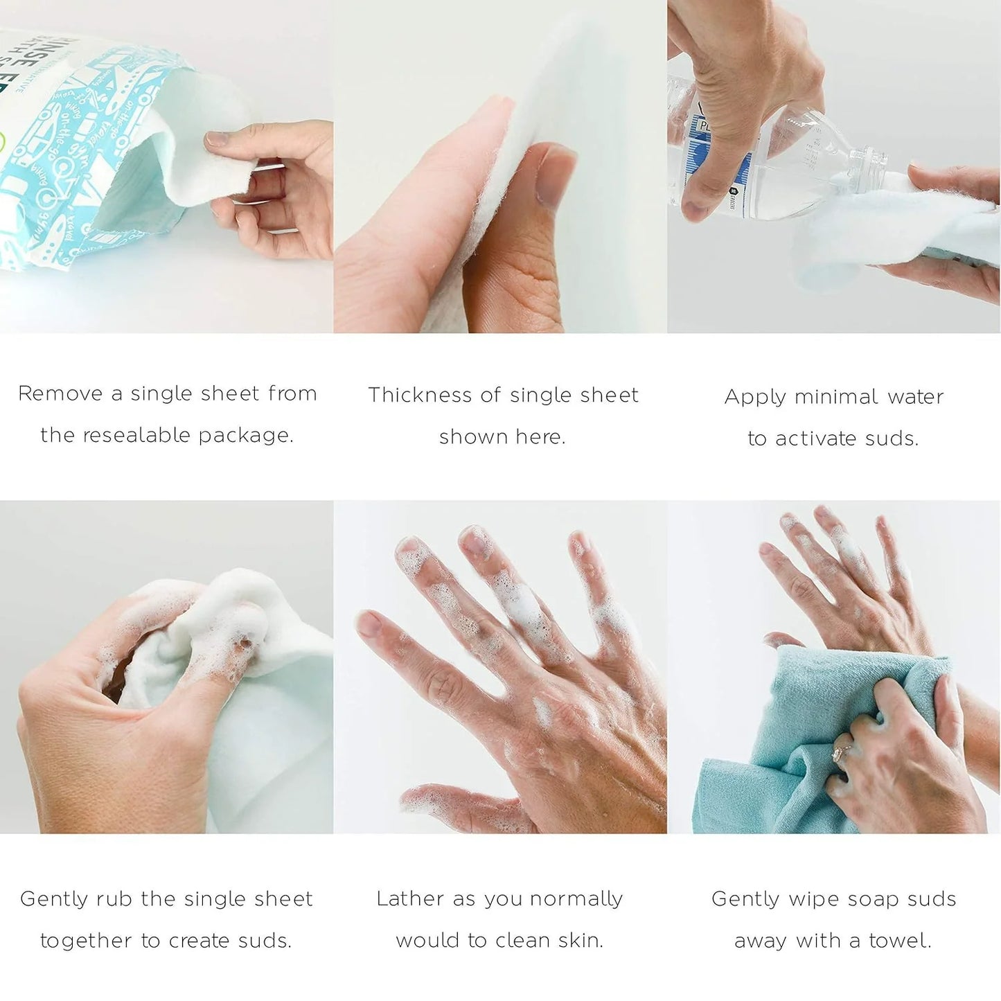 🧼🫧Loftpromo® Rinse-Free Bathing Wipes — Perfect for Elderly Care, Post-Surgery Recovery, Camping, Gym & Travel