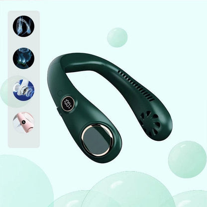❄️ Neck Fan — Instant Hands-Free Cooling Anywhere