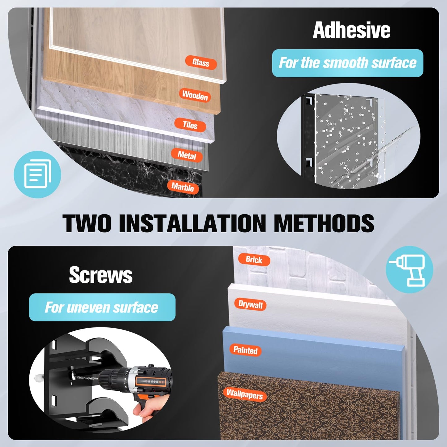 🧢 Loftpromo® 2-Pack Hat Organizer – Multilayer Wall & Door Storage Holder with Dual Mounting Options🏠