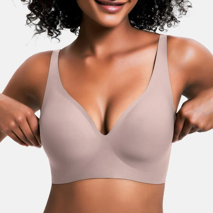 🌸Loftpromo® Seamless Deep V Push-Up Wireless Bra