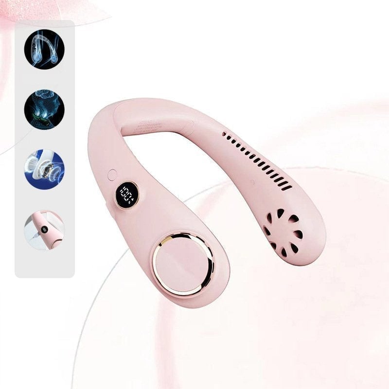 ❄️ Neck Fan — Instant Hands-Free Cooling Anywhere