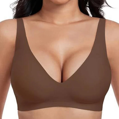 🌸Loftpromo® Seamless Deep V Push-Up Wireless Bra