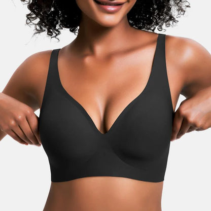 🌸Loftpromo® Seamless Deep V Push-Up Wireless Bra